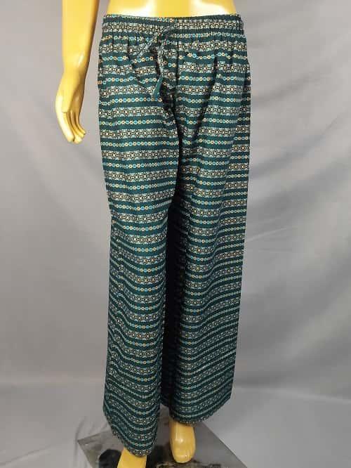 Blue Pattern Printed Plazzo